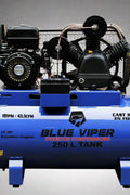 NEW 15HP GAS AIR COMPRESSOR 66 GAL TANK ELECTRIC START HEAVY DUTY PORTABLE INDUSTRIAL UNIT - with 66 GALLON 15HP | Sold by Uncle Wiener's Wholesale