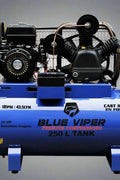 NEW 15HP GAS AIR COMPRESSOR 66 GAL TANK ELECTRIC START HEAVY DUTY PORTABLE INDUSTRIAL UNIT - with 39 GALLON 13HP | Sold by Uncle Wiener's Wholesale