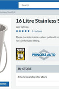 "16L stainless steel pail bucket with handle"

"Food-grade silver steel container"

"Rust-resistant pail for commercial or home use"

"QT9102 stainless pail used for liquids and chemicals"