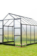 NEW 16.5 FT , 12 FT , 8.5 FT POLYCARBONATE GREENHOUSE - with 8.5 FT X 6.5 FT | Sold by Uncle Wiener's Wholesale