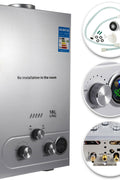 18L Propane Tankless Water Heater – Front View

Compact Outdoor Gas Water Heater for Camping

Wall-Mounted Propane Water Heater for Off-Grid Use

Outdoor Shower Heater with Gas Control Knobs

LPG-Powered Hot Water Unit for RV & Cabin