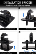 3/8 inch grab hooks with mounting plates and bolts
Heavy-duty tractor grab hooks set for towing and lifting
Grade 70 steel forged hooks with powder-coated finish
Mounting plates with bolts and locknuts for grab hooks
Green tractor grab hooks with bolt-on hardware