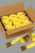 NEW 2" x 27' Flat Hook Ratchet Cargo Strap - with Case (10) 2" x 27' Ratchet Strap | Sold by Uncle Wiener's Wholesale