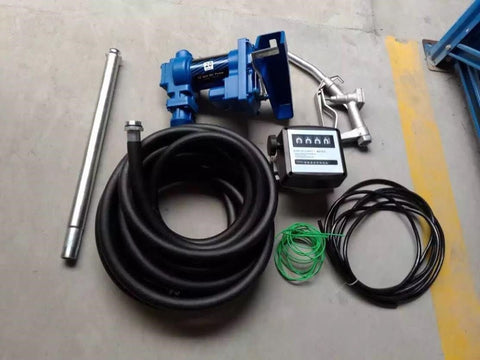 FTPWMG Diesel Fuel Transfer Pump – 20 GPM with Built-In Meter
12V High Flow Diesel Pump Kit with Cast Iron Body
Heavy-Duty Diesel Pump with Suction Hose and Accessories
Fuel Transfer Pump for Diesel Barrels and Tanks – FTPWMG