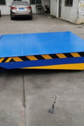 Ramp loading platform with anti-slip surface