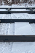 24FT container skid with forklift pockets and steel grating – Model 522624
Heavy-duty 44FT container base for transport and storage – Model 522644