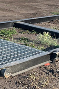 24FT container skid with forklift pockets and steel grating – Model 522624
Heavy-duty 44FT container base for transport and storage – Model 522644