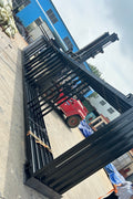 24FT container skid with forklift pockets and steel grating – Model 522624
Heavy-duty 44FT container base for transport and storage – Model 522644