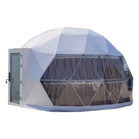 New 20FT Deluxe Eco Dome Glamping Tent – Geodesic Dome Building for Luxury Camping 112520GD - with Cold Weather Insulation Package 112520CW | Sold by Uncle Wiener's Wholesale