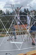 New 20FT Deluxe Eco Dome Glamping Tent – Geodesic Dome Building for Luxury Camping 112520GD - with Cold Weather Insulation Package 112520CW | Sold by Uncle Wiener's Wholesale