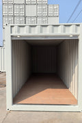 Interior View of 20FT Steel Storage Container with Easy-Access Roll-Up Door