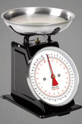 "22 LB retro kitchen scale with stainless steel bowl – silver design"

"Mechanical dial kitchen scale – black & silver classic model"

"Analog kitchen scale for food prep – vintage look, 410MKS"