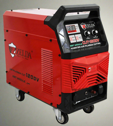 “CUT120DV heavy-duty plasma cutter front view red”

“3-phase digital CNC-ready plasma cutting machine”

“Industrial metal cutter with 30mm max cutting thickness”

“Portable heavy-duty 220V 440V plasma cutter CUT120DV”