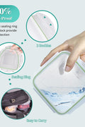 Clear Airtight Storage Containers with Label and Marker