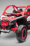Can-Am Maverick 24V Ride-On UTV – Orange White 2-Seater
200W Brushless Motor UTV for Kids – Front View
24V Ride-On UTV with Remote and Suspension
Dual-Seater Kids UTV – Red White Can-Am Style
Can-Am Maverick Ride-On with Off-Road Tires for Kids