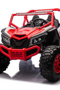 NEW 24V Deluxe UTV Ride - On – 4WD Kids Electric Car - with Orange & White | Sold by Uncle Wiener's Wholesale