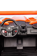 NEW 24V Deluxe UTV Ride - On – 4WD Kids Electric Car - with Orange & White | Sold by Uncle Wiener's Wholesale