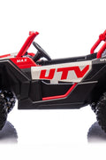 NEW 24V Deluxe UTV Ride - On – 4WD Kids Electric Car - with Orange & White | Sold by Uncle Wiener's Wholesale
