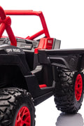 NEW 24V Deluxe UTV Ride - On – 4WD Kids Electric Car - with Orange & White | Sold by Uncle Wiener's Wholesale