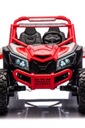 NEW 24V Deluxe UTV Ride - On – 4WD Kids Electric Car - with Orange & White | Sold by Uncle Wiener's Wholesale