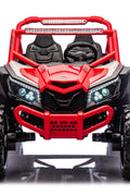 NEW 24V Deluxe UTV Ride - On – 4WD Kids Electric Car - with Orange & White | Sold by Uncle Wiener's Wholesale