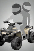 Black Can-Am kids ride-on ATV with LED lights

Side view of Can-Am 24V ATV toy with two seats

Front view of Can-Am Outlander kids ride-on ATV

Kids electric ATV with rugged tires and suspension

Dual-seat ride-on ATV for kids with Bluetooth and LED

