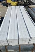 Steel Siding Panels – Charcoal Finish (Closeup)
Charcoal Gray Steel Siding Stack – Front View
White Metal Siding Panel – 26 Gauge
Side Profile of 16ft Steel Siding Panels
Black Finish Steel Siding – Color Sample
Steel Siding Color Swatches – Gray, White, Charcoal