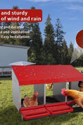 NEW 3 - Compartment Roll Out Chicken Nesting Box – Fits Up to 15 Hens – Easy Egg Collection 1211202 - with | Sold by Uncle Wiener's Wholesale
