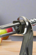 3-in-1 stainless steel apple peeler, corer, and slicer with hand crank and suction base