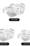 "airtight food container set with clear lids"

"3-pack BPA-free tritan food containers"

"stackable airtight containers for pantry"

"microwave and freezer-safe storage boxes"

"leak-proof food storage container set"