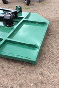 10 FT 3-Point Rotary Cutter Mower – Green Deck Side View

12 FT Industrial Rotary Cutter with PTO Drive – Front Angle

Heavy-Duty Tractor Rotary Mower – 3-Point Hitch Setup

Rotary Cutter Attachment for Farm Tractors – Underside Blades

Industrial Brush Cutter Mower – Rear Deck and Tires

