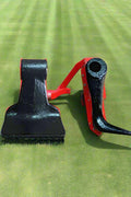 Red 6FT flail mower for tractor with PTO shaft
Flail mower showing blade assembly and rear roller
PTO connection and 3-point hitch pins
Heavy-duty rotary flail mower for pastures
Tractor using flail mower in a field (if available)