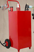 30-Gallon Portable Fuel Transfer Tank with 12V Pump – S1224
Fuel Caddy Tank for Diesel and Gasoline – Red Model with Wheels
12V Electric Fuel Transfer Pump on Mobile Tank
Heavy-Duty Fuel Transfer Cart with Nozzle and Suction Hose