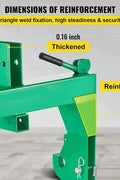 3-point green quick hitch for Category 1 & 2 tractors – heavy-duty steel
Spring-loaded quick hitch with pin hooks and lift arms
Tractor quick hitch in use with implement attached
Quick hitch attachment showing latch and hook configuration