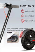 New 350W Electric Scooter – 30KM Range, LCD Display, App Control, Foldable Design, 30kmh 3848581 - with | Sold by Uncle Wiener's Wholesale