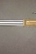 "36 inch Victor-style scrap cutting torch with brass body"

"Heavy-duty welding cutting torch for oxygen and propane"

"Industrial gas cutting torch with ergonomic handle and long neck"