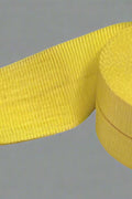 Yellow 4" x 30 ft cargo winch strap with flat hook

Heavy-duty nylon strap rolled for flatbed use

Flatbed trailer tie-down strap with black flat hook

10-pack bundle of 4-inch winch straps

DOT-compliant flat hook winch strap for trucking