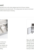 4ft stainless steel salad sandwich prep table with cutting board
Commercial prep table with refrigerated storage
Open sandwich station showing interior shelves and pans