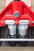 4 Ton Dual Piston Hydraulic Jack – Full Side View in Red
Low Profile Floor Jack – Close-Up of Pump and Wheels
Heavy-Duty Hydraulic Jack – Front View with Wide Frame
Dual Piston Jack – Rubber Pad and Lift Saddle Detail
Hydraulic Floor Jack – In Use with Car for Lifting Demonstration