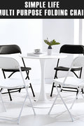 Event Use Plastic Chair – Flat Folded Storage