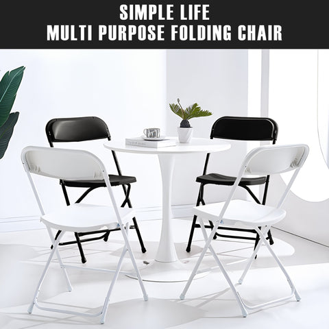 Event Use Plastic Chair – Flat Folded Storage