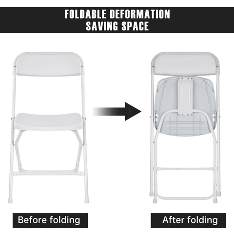 Commercial Folding Chair – Front and Side Angles