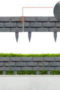 Flexible Brick Garden Edging – 4 Piece Set Installed
Interlocking Stone-Style Lawn Border – Close-Up View
Garden Landscape Fence Panels – Curved and Straight Setup
Plastic Garden Edging Panels – Brick Design in Flower Beds
Outdoor Edging Fence – Tool-Free Installation Pieces