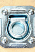 Recessed tie-down anchor with zinc-coated backplate and bolts
Heavy-duty anchor kit components for trailer installations
4-pack tie down anchor set with mounting hardware
High-strength trailer anchor kit with silver finish
