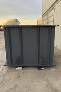 “4-yard steel scrap bin with forklift pockets”

“Heavy-duty metal debris dump box for recycling”

“Industrial black powder-coated dump container”

“Side view of steel debris bin – 4 yard capacity”