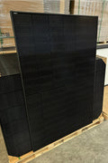 Front view of 440W bifacial solar panel with dual glass

All-black high-efficiency solar panel for residential rooftops

440W solar panel with monocrystalline silicon cells

Bifacial solar panel with MC4 connectors

Backside view of dual glass solar module for off-grid use