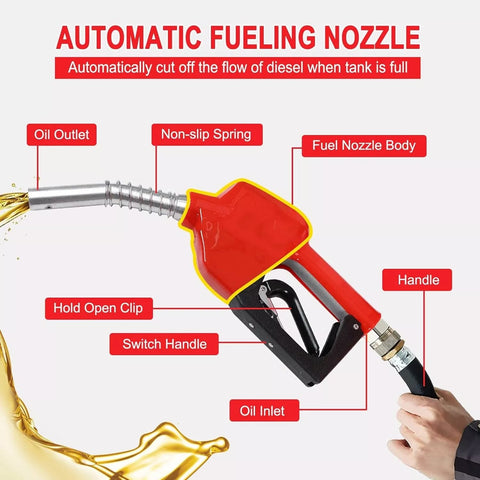 New 48 Gallon Fuel Transfer Tank with Pump – Gas & Diesel – Heavy Duty YHM180G - Fuel Pump with | Sold by Uncle Wiener's Wholesale
