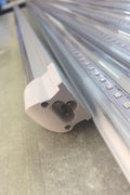 8FT LED tube lights installed in commercial ceiling
Bright white 4FT integrated T8 LED light tube
Close-up of frosted cover LED tube bulb
T8 tube lights illuminating warehouse ceiling
LED tube light replacement for fluorescent tubes