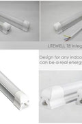 8FT LED tube lights installed in commercial ceiling
Bright white 4FT integrated T8 LED light tube
Close-up of frosted cover LED tube bulb
T8 tube lights illuminating warehouse ceiling
LED tube light replacement for fluorescent tubes