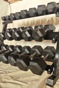 “Full 5–50 LB Rubber Hex Dumbbell Set with Rack”

“Three-Tier Dumbbell Rack with Rubber Weights”

“Rubber Hex Dumbbells for Home Strength Training”

“Home Gym Dumbbell Storage Rack with Full Weight Set”